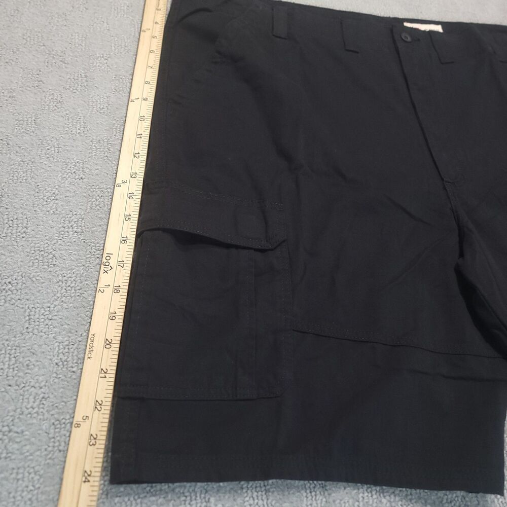 Wrangler Five Star Heritage Relaxed Fit Cargo Shorts Mens 48x10 Black Stretch - Picture 10 of 11
